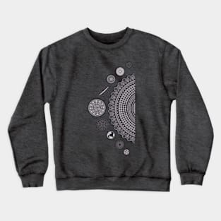 Mandala planetary art Crewneck Sweatshirt